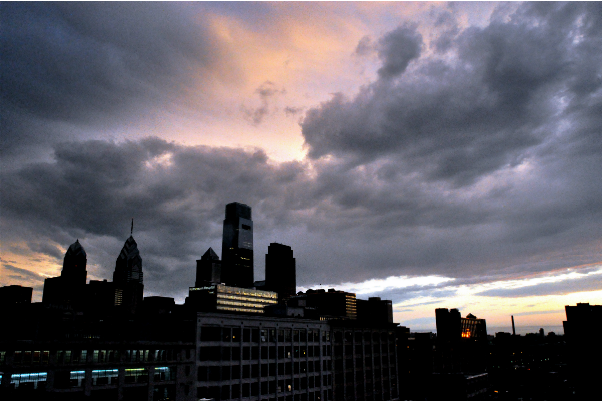 Clouds over Philadelphia: Kevin Burkett