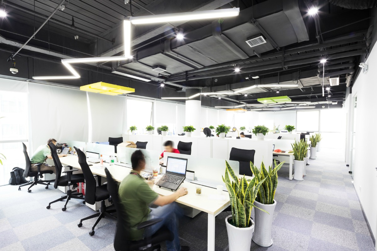 Offices can recreate the effects of natural light at any time of day