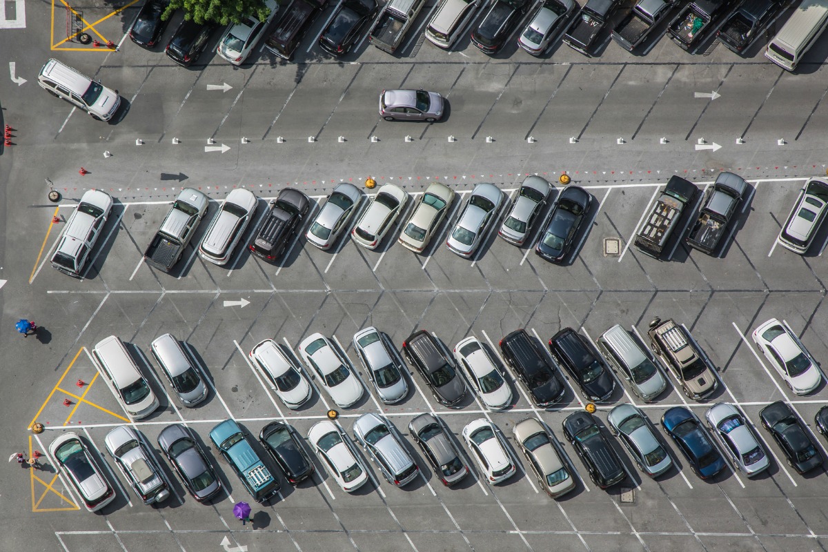Sensors will track the availability of parking spaces and transmit information to smartphones