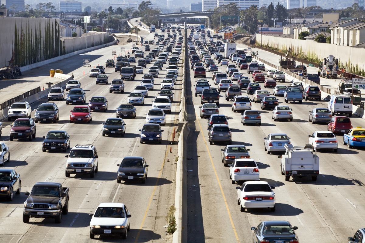 Los Angeles drivers spend more time sitting in traffic than any other country in the world