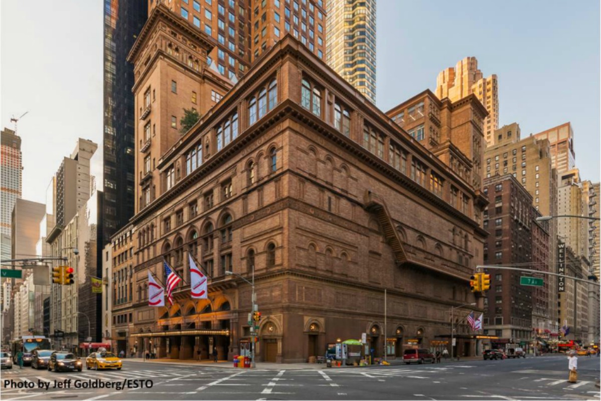 Safer and more sustainable: Carnegie Hall. Picture copyright Jeff Goldberg/Esto