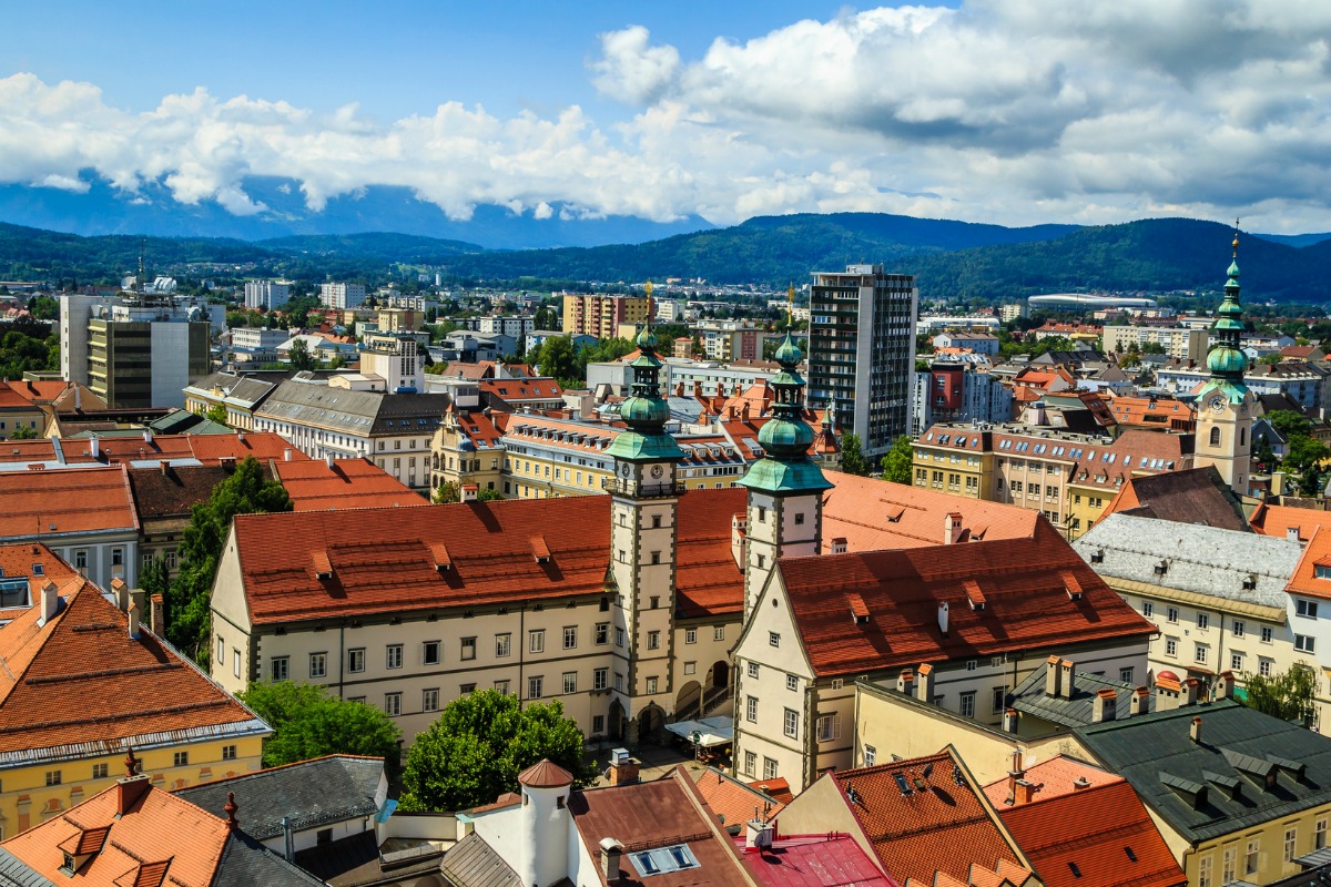 The Carinthian capital of Klagenfurt: the region has been installed with 300,000 smart meters