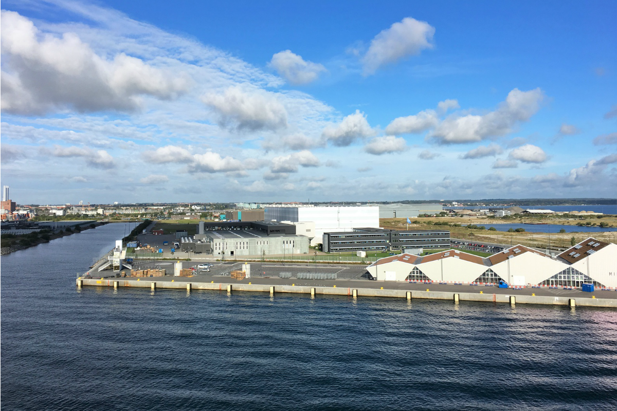 The storage system has been installed in the harbour district of Nordhavn