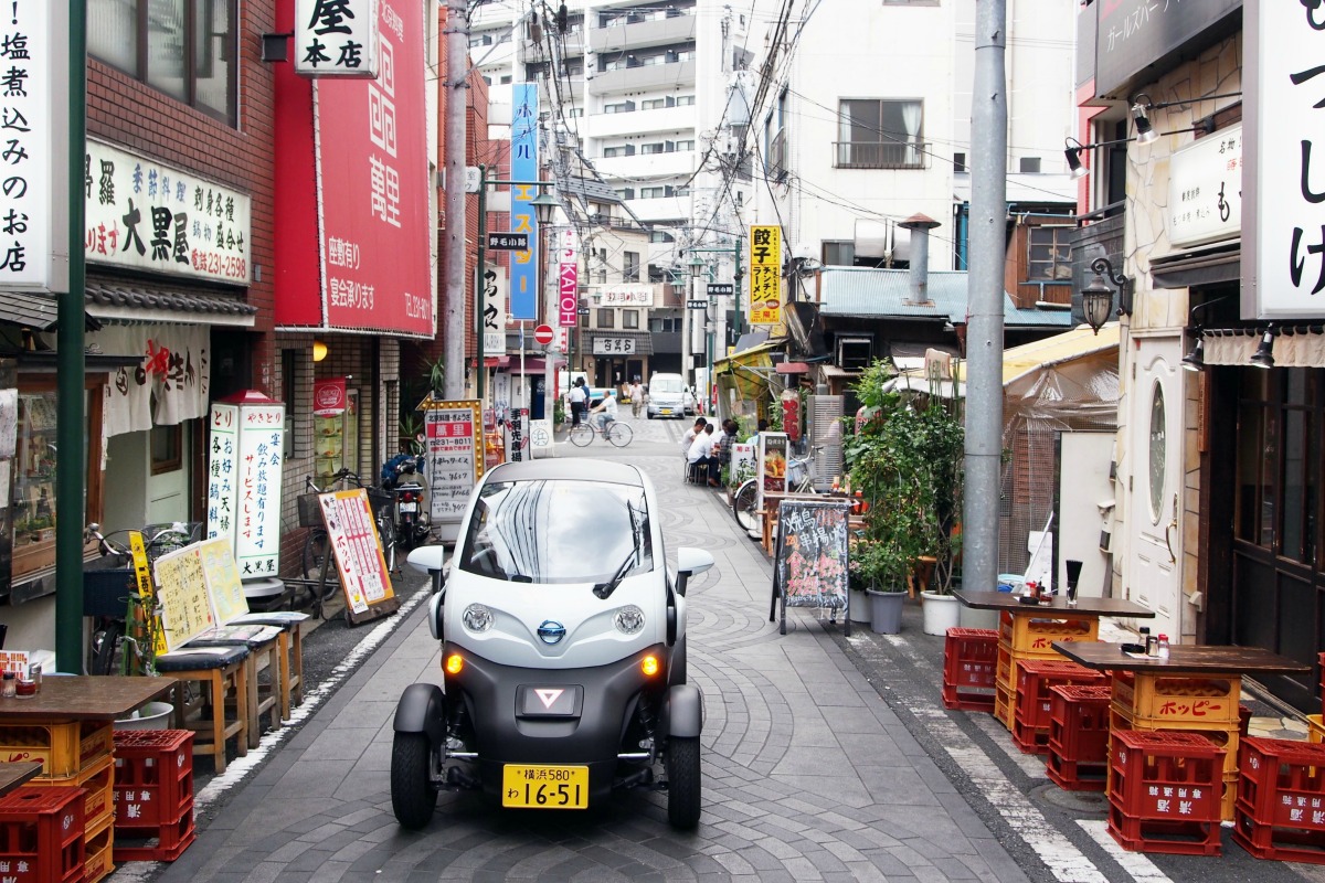 Nissan's new mobility concept in action in Japan