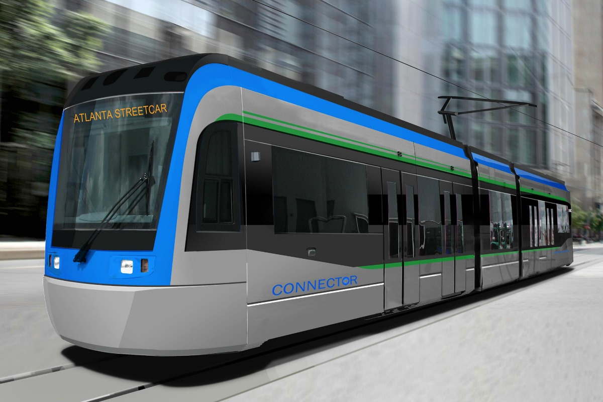 Virtual impression of Atlanta's downtown streetcar by Siemens