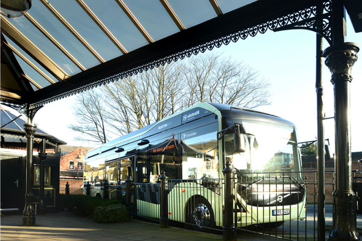 Buses can be charged while they wait at terminal bus stops Picture courtesy: Transdev Blazefield