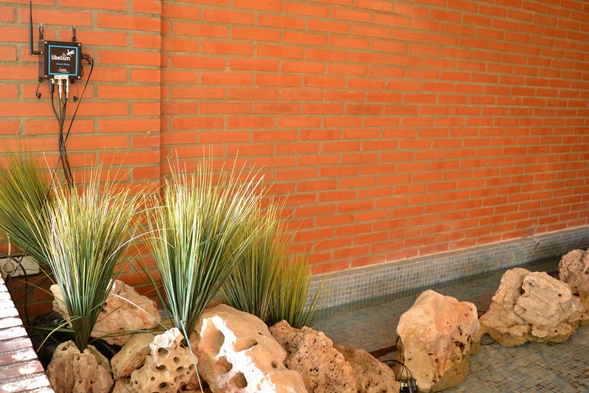 Waspmote Plug & Sense! Smart Water installed in the water pond