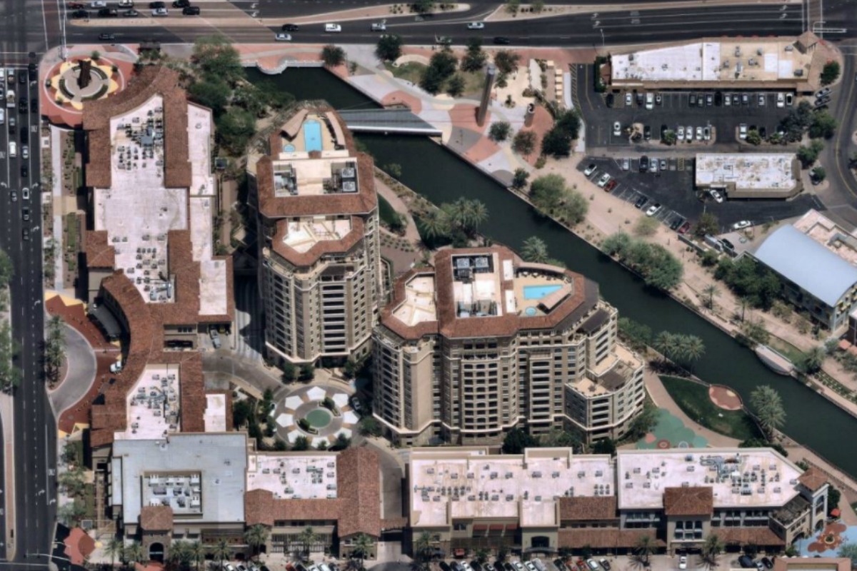 Sample imagery from the Austin 3-D fly-through using Nearmap technology