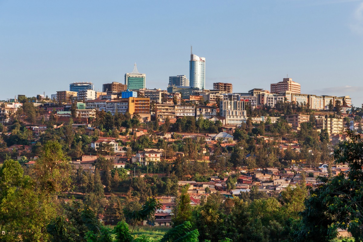 Kigali, capital of Rwanda, the first country to implement the Internet for All methodology