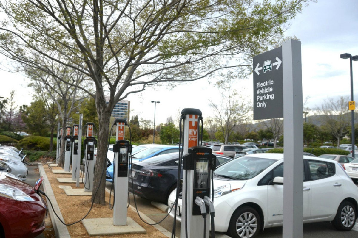 ChargePoint charging spots in San Jose, California