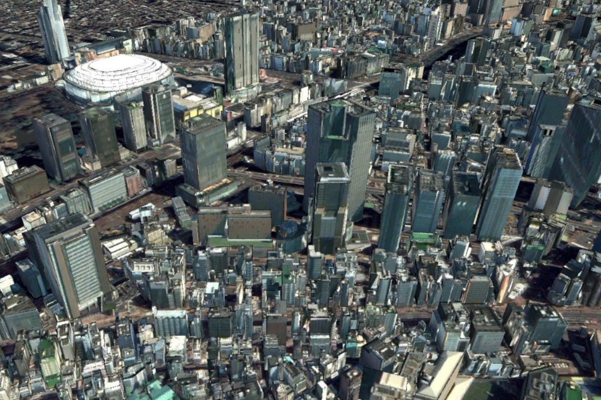 The AW3D vector of Tokyo demonstrates what is possible with the technology