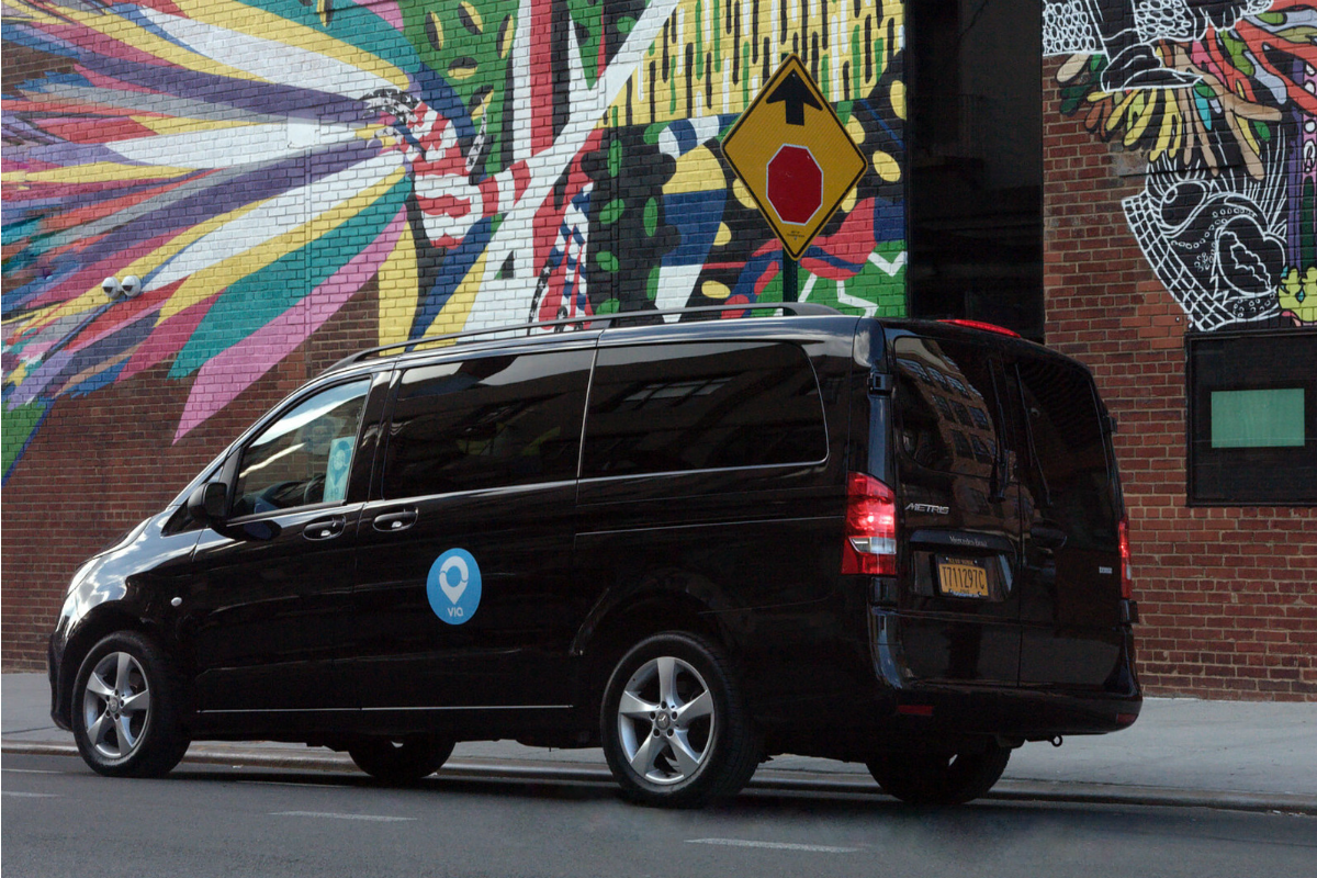 Via and Daimler's on-demand shuttle service can be licensed to municipalities