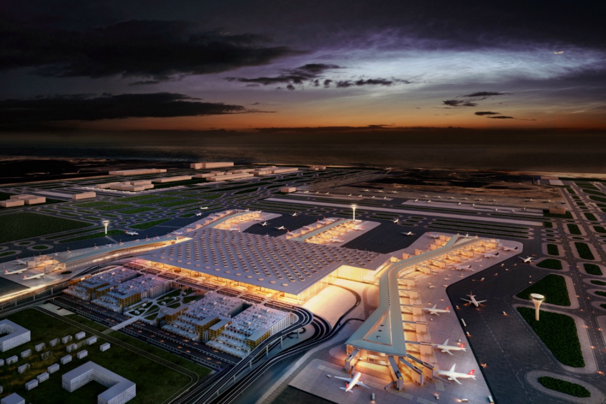 When completed, Istanbul New Airport will have an annual passenger capacity of 200 million