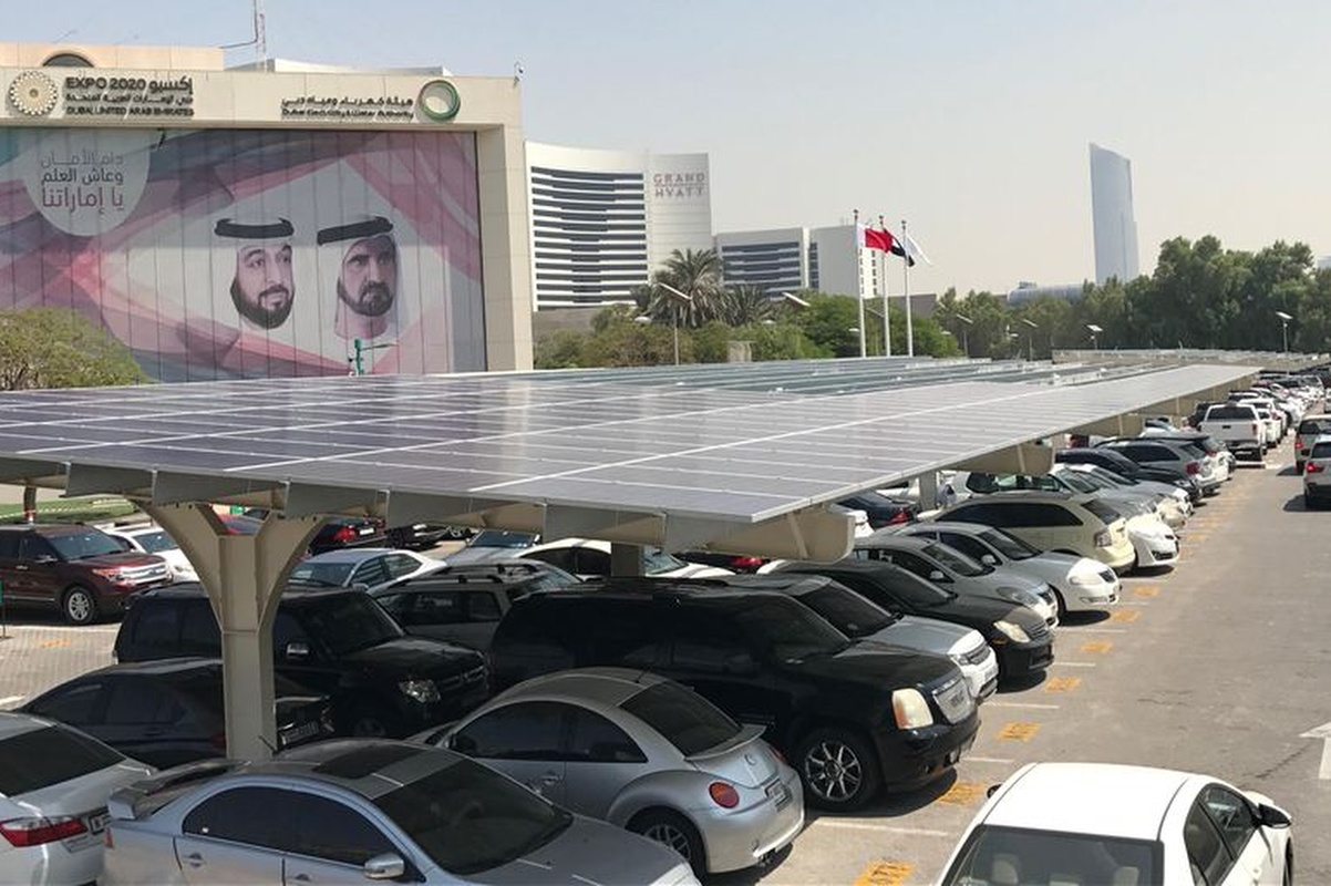 The carports project is part of the Shams Dubai initiative to increase reliance on clean energy