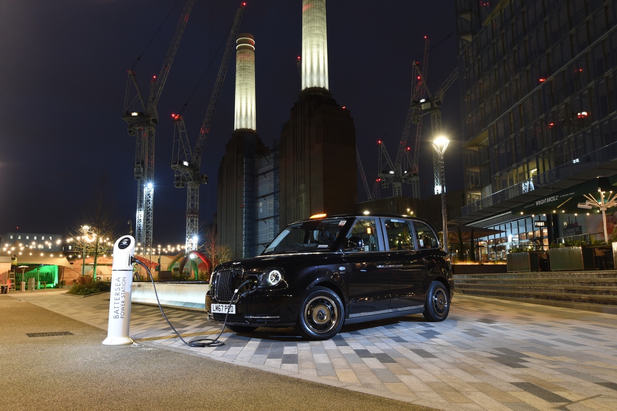 Taxis are powered by an electric powertrain with small back-up petrol generator
