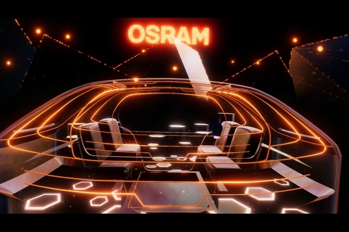 Osram's VR vehicle will enable each visitor to see fellow passengers as avatars