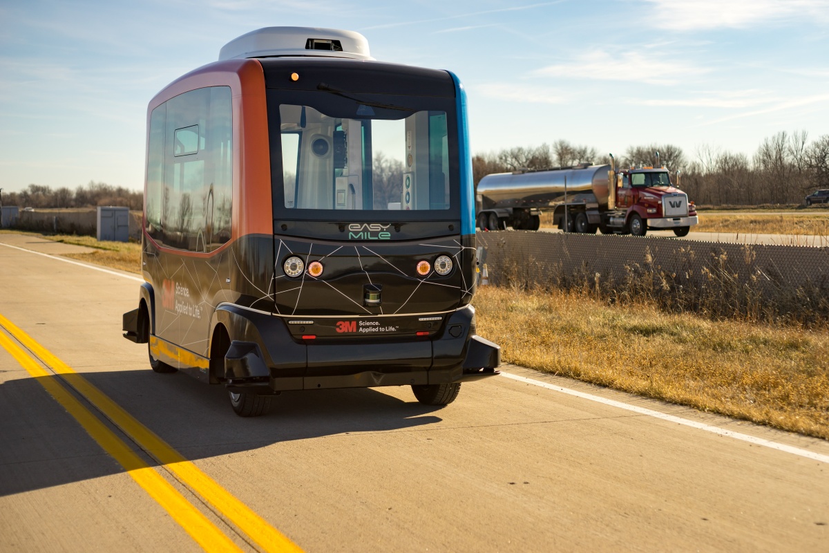 EasyMile's driverless shuttle can be integrated within multi-modal transport systems