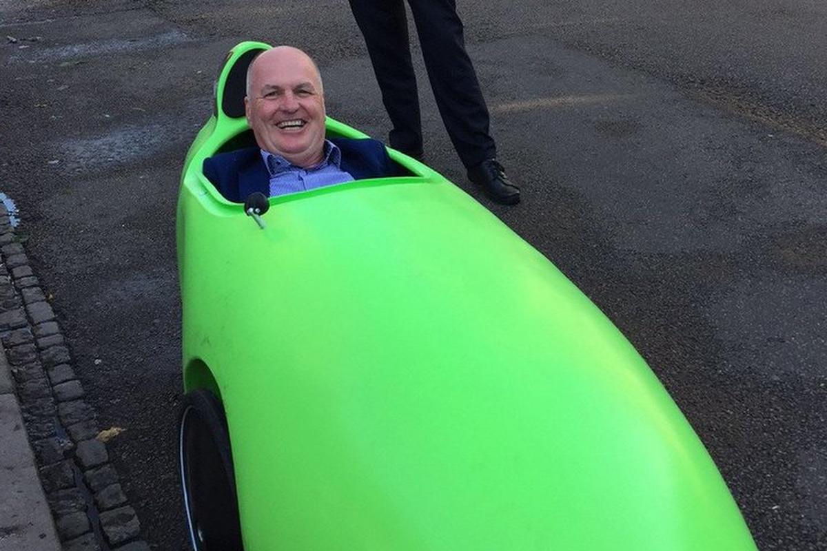 Peter Dawe is convinced that the CitiPod could transform transportation in towns and cities  