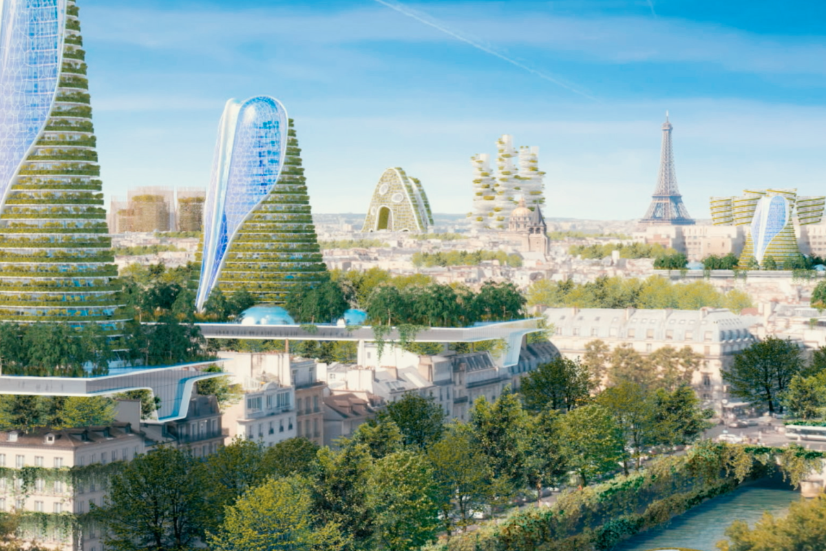 Architect Vincent Callebaut asks why couldn't Paris look like an Amazon rainforest?