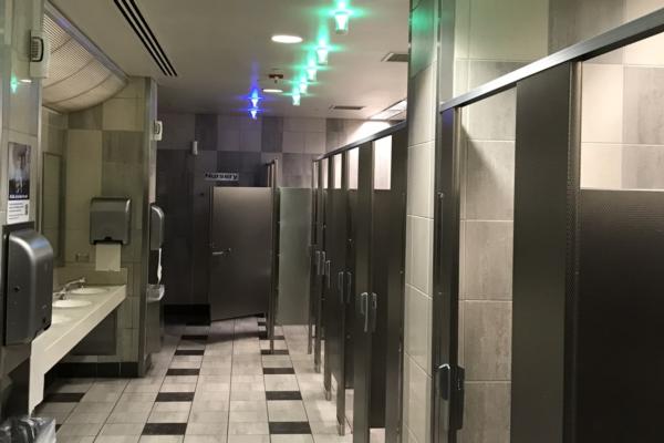 Airport pilots smart restrooms
