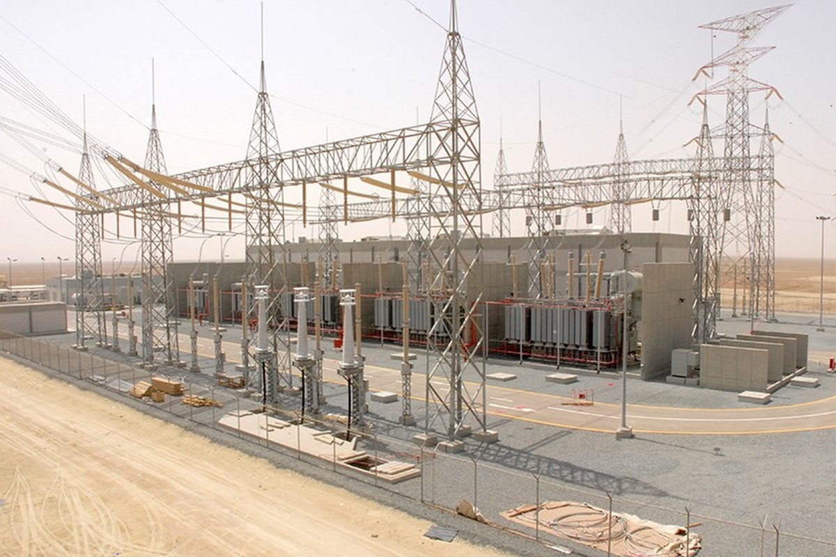 A similar substation to the one which is being installed at Dubai's solar park