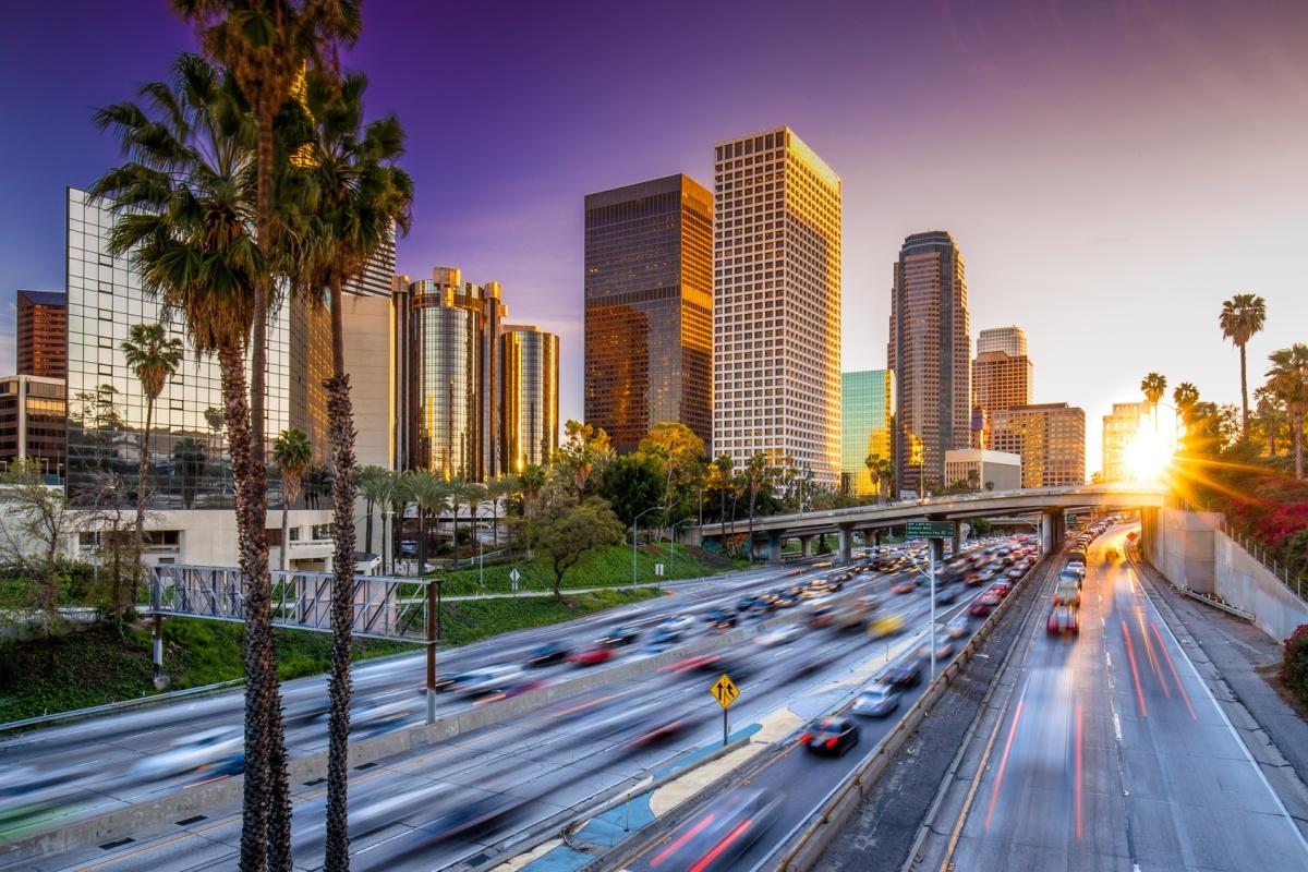 LA holds its place in the survey as most gridlocked city for the sixth year 