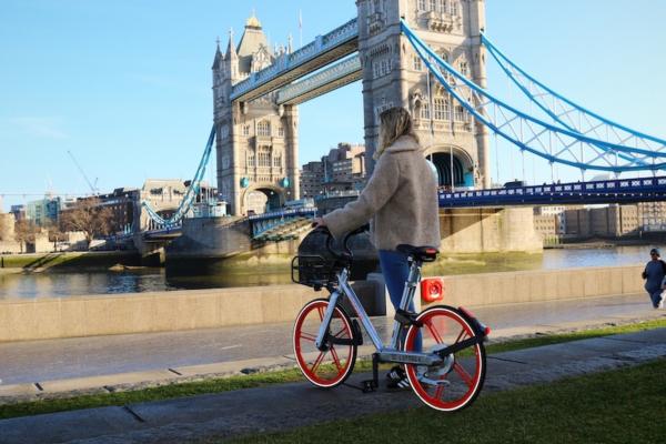 Mobike extends London bikeshare