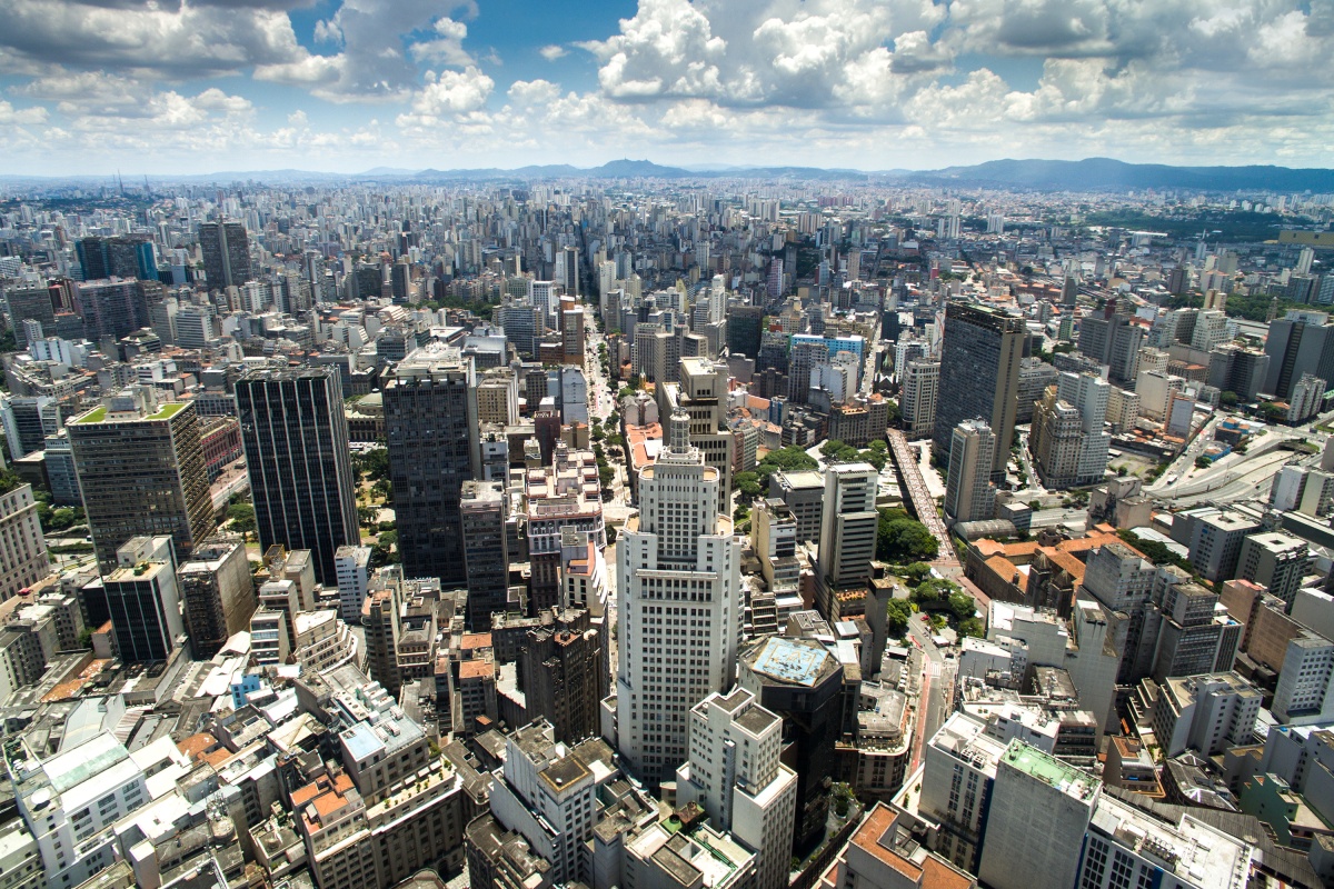 São Paulo is the fourth largest city alongside Mexico City with around 22 million inhabitants