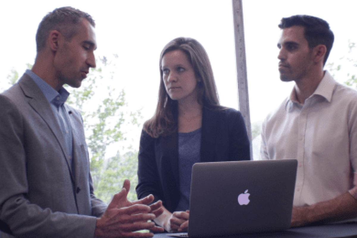 Dr Filip Ponulak's (left) team will work on buildings' central nervous systems