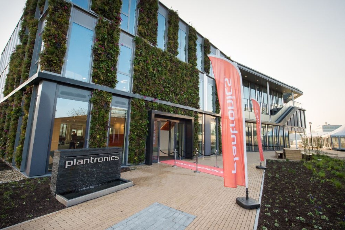 Plantronics building in Hoofddorp, Netherlands, is one of the featured case studies