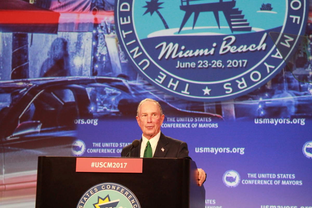 Michael Bloomberg launches the American Cities Initiative last year