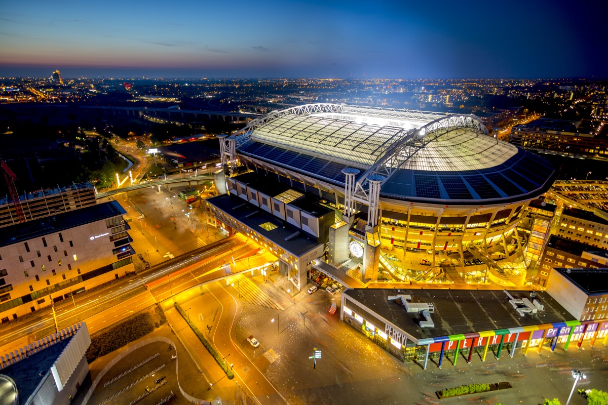 The stadium creates a circular economy for electric vehicle batteries