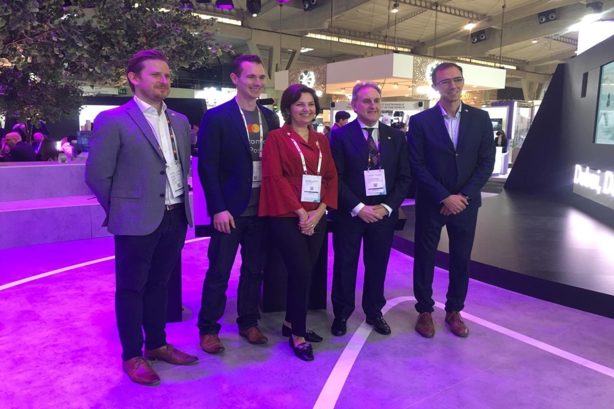 Representatives from Masabi, Mastercard and Bilbao at Smart City Expo World Congress in Barcelona