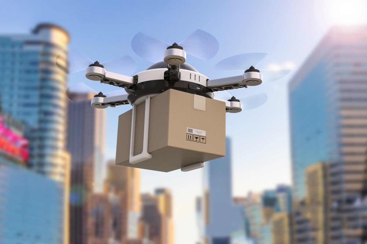 Certain supports applications such as small package delivery drones