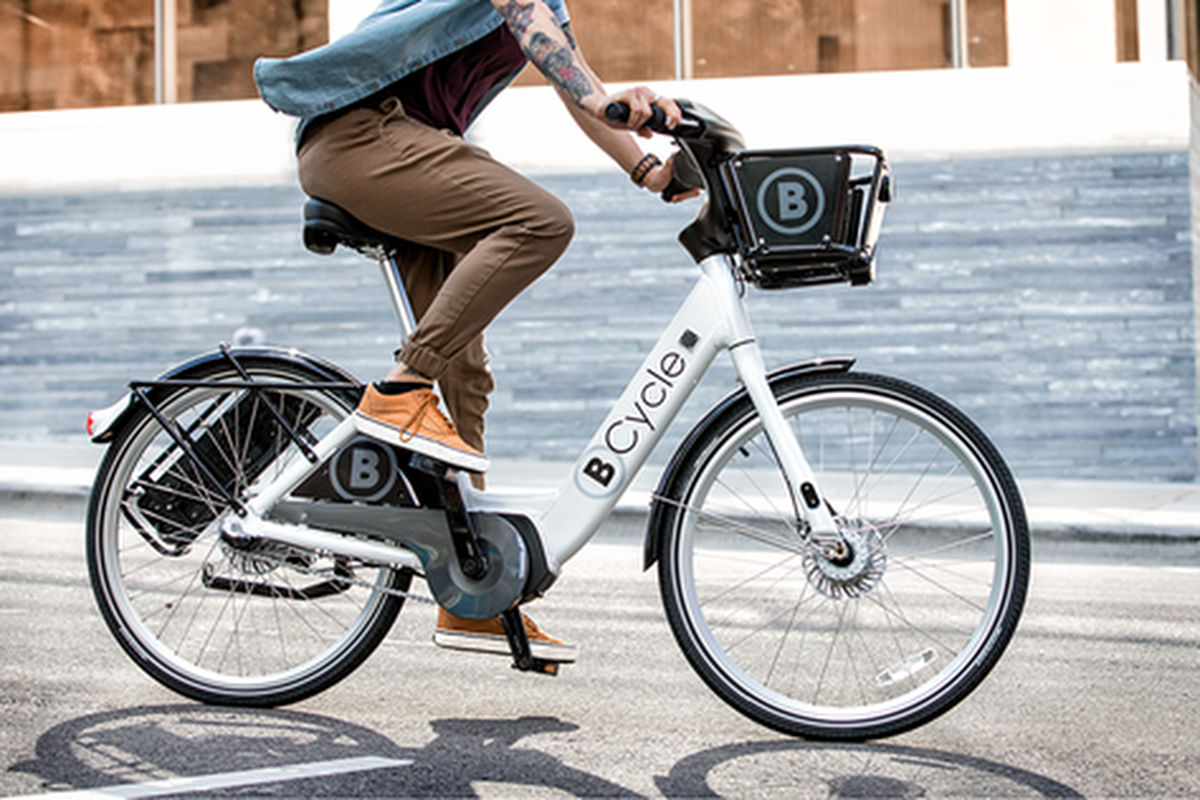 The BCycle electric bike which will be rolled out in cities starting this week