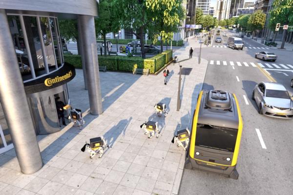 Continental demonstrates delivery robots at CES 2019