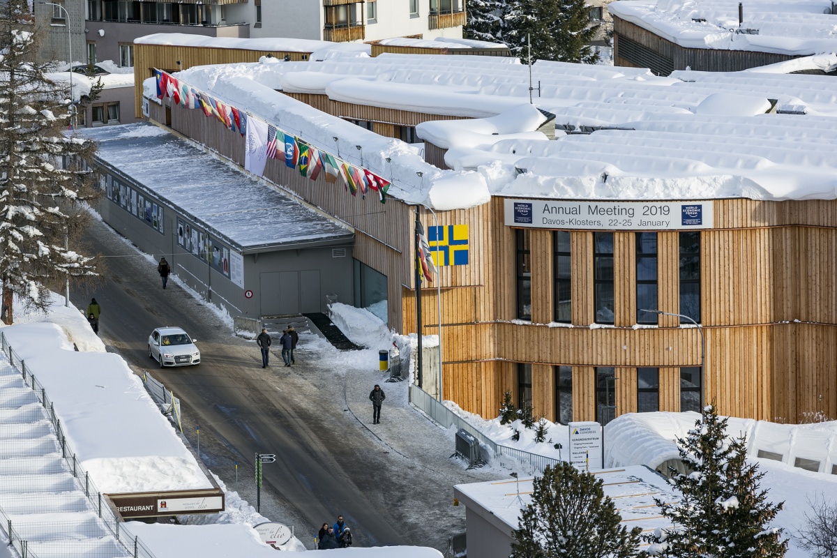 Smart cities are on the agenda at Davos. © World Economic Forum/Benedikt von Loebell