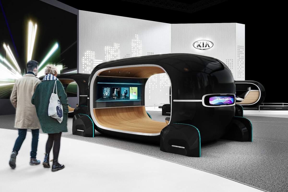 Kia will unveil the new technology with its Space of Emotive Driving exhibit