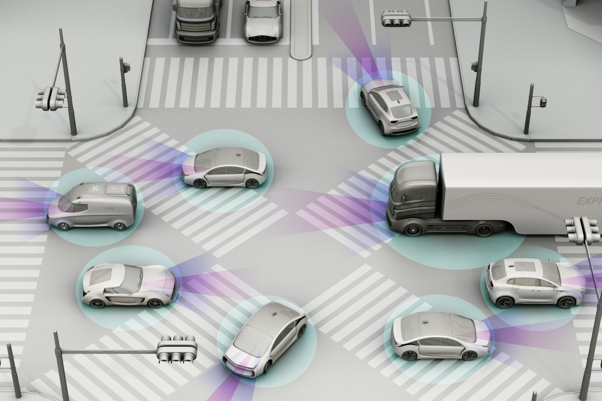 Vehicles can exchange secure and trustworthy information with roadway infrastructure