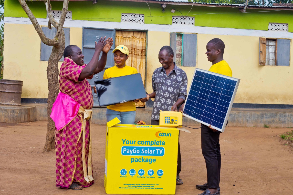 Azuri and FirstBank will co-brand and co-market the solar home TV product
