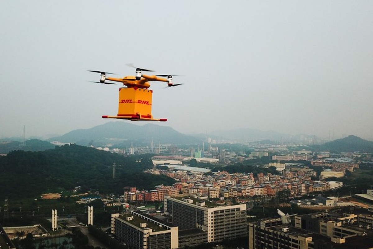 Drone service covers a distance of 8km between the customer premises and DHL's service centre 