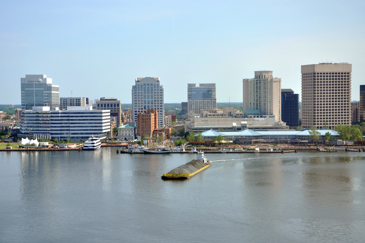 Norfolk in Virginia is home to 247,000 residents in a 66 square-mile area