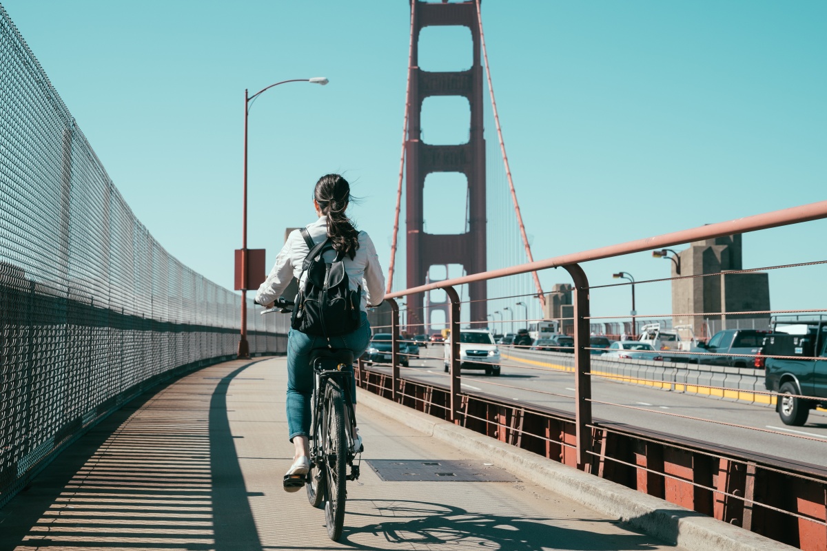 Since 2006, cycling in San Francisco has almost tripled