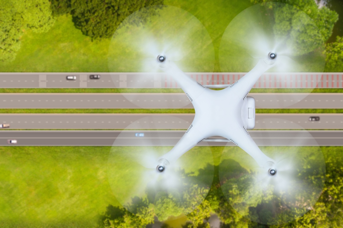 Drones can help to identify and hopefully deter dangerous drivers 