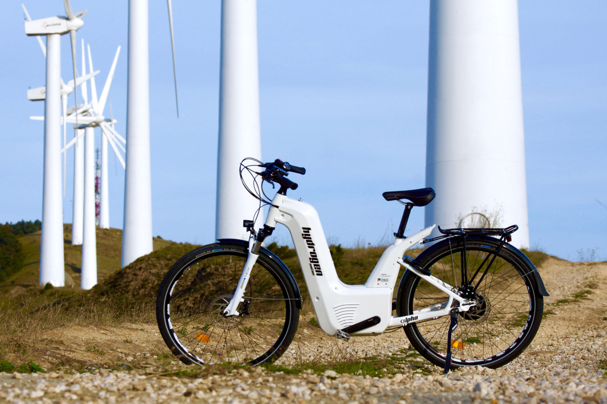 The range of the hydrogen Alpha bike has been extended by 50 per cent
