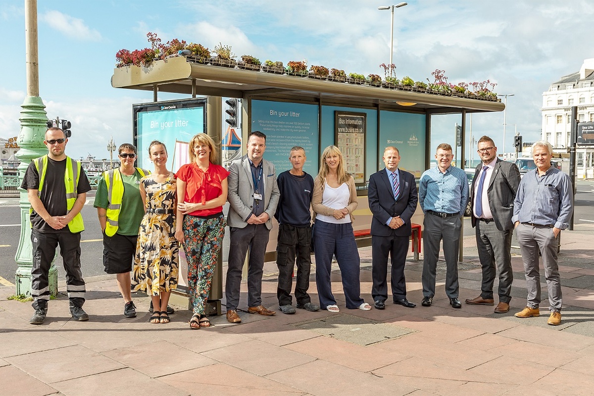 The Brighton living roof bus shelter project was a team effort
