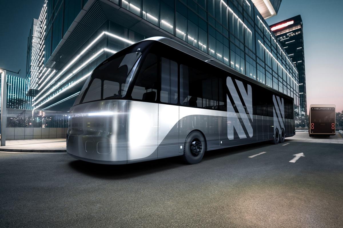 The modular electric bus from Neuron which can be used in a number of ways