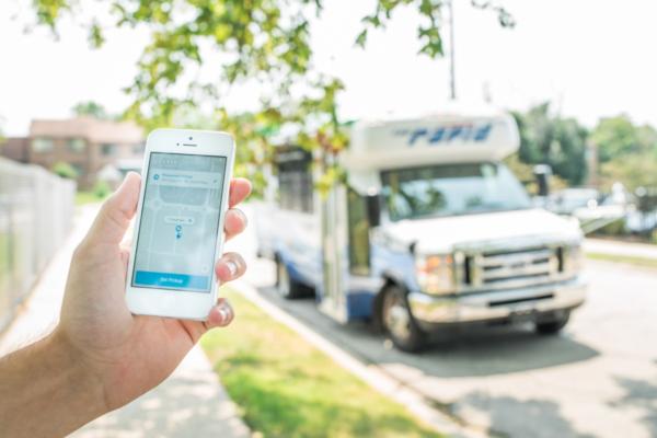 The Rapid and Via team for on-demand paratransit