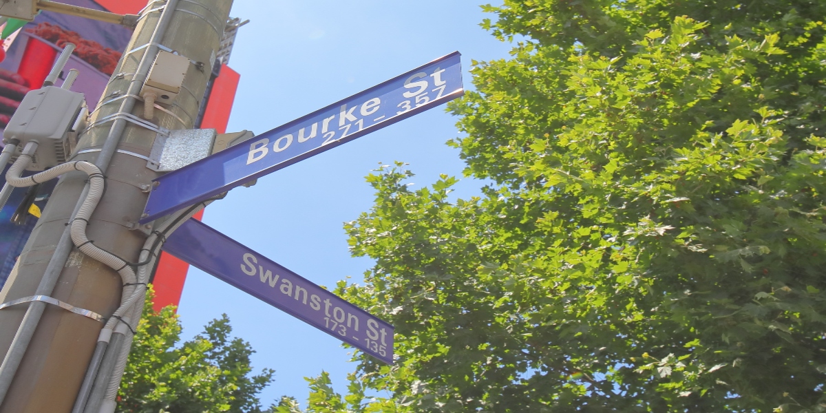 The beacons are now located along Bourke and Swanston streets in Melbourne