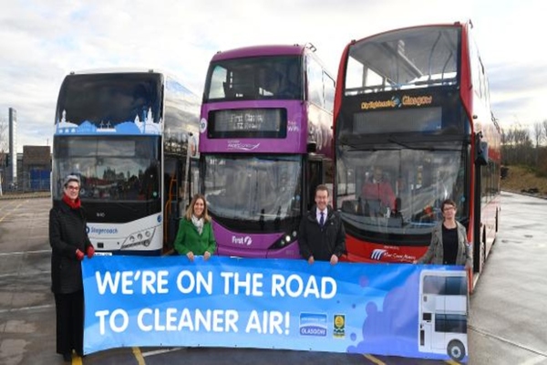 Glasgow increases proportion of low-emission bus journeys
